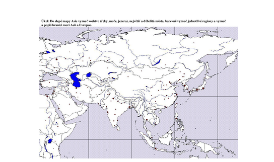 mapa asie vodstvo Virtuální knihovna mapa asie vodstvo